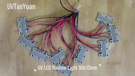 Module LED UV 395nm 100W, système de durcissement UV, Source de lumière 100W