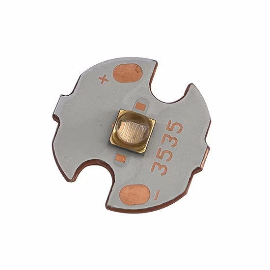 3W LED UV à flux rayonnant élevé UV B LED 290 Nm 308 Nm 300nm 310nm 310nm LED 311nm 345nm340nm UVB LED avec PCB en cuivre
